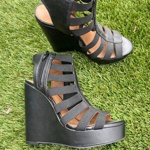 Lucky Brand Black Wedge